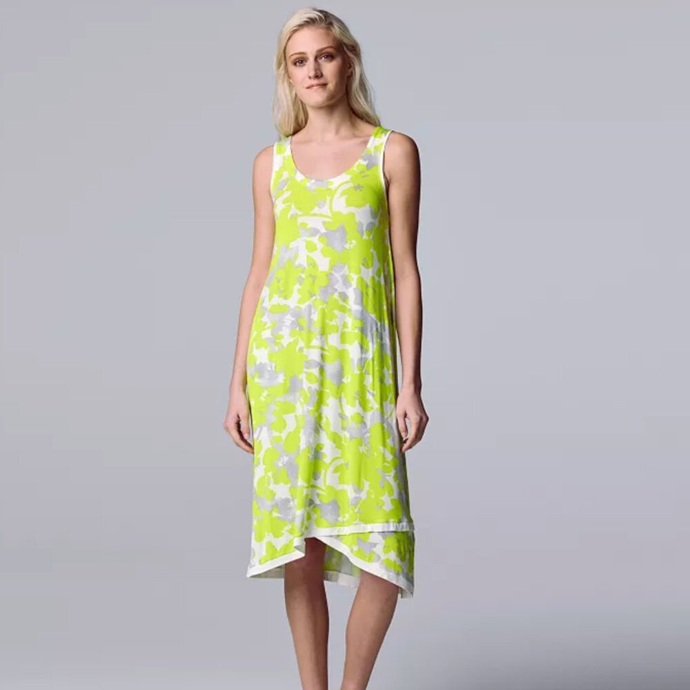 NWT Women's Simply Vera Vera Wang Midi Chemise - Sz. XXL